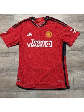 MANCHESTER UNITED 2023/2024 FOOTBALL SHIRT JERSEY HOME ADIDAS Rogelj #40  SIZE L